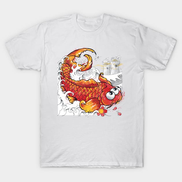 Radioactive Koi T-Shirt by se7te